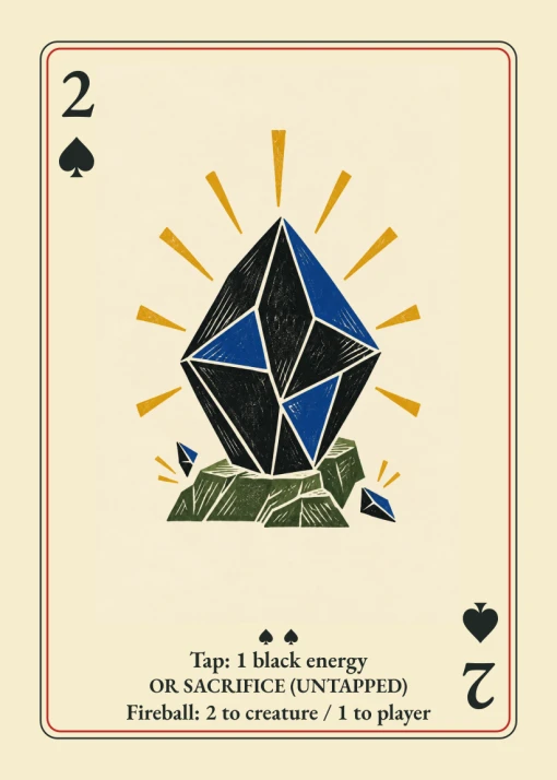 Festival Two of Spades gem
